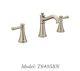 Moen T6405bn Belfield Brushed Nickel Two-handle High Arc Bathroom Faucet