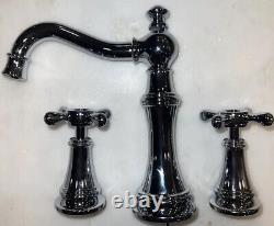 MOEN TS42114 Weymouth 8center 2 Cross Handle Faucet Chrome Vanity Bath Trim Box