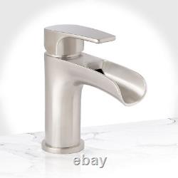 Miseno ML5882 Cascade 1 Hole Bathroom Faucet - Nickel