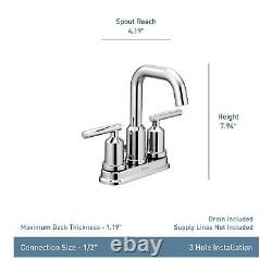 Moen 6150 Gibson Double Handle Centerset Bathroom Faucet