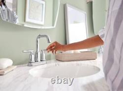 Moen 6150 Gibson Double Handle Centerset Bathroom Faucet