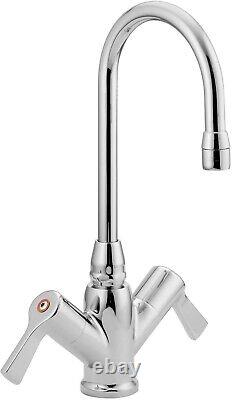 Moen 8113 Polished Chrome Commercial Two Handle Laboratory / Bathroom Faucet New