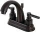 New! Kingston Brass Ks861. El Elinvar 1.2 Gpm Centerset Bathroom Faucet Bronze