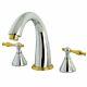 New Kingston Brass Naples Roman Tub Filler With Lever Handle, Polished Chrome