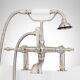 Nob Signature Hardware Deck-mount Telephone Faucet Brushed Nickel