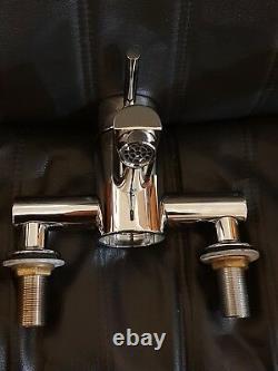Oxi bath filler tap twin hole greens made in new Zealand chrome 180mm centres