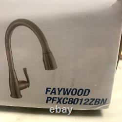 Proflo Pfxc8012zbn Faywood Single Hole Pull Down Kitchen Faucet B. Nickel