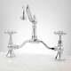 Signature Hardware 320457 Elnora 1.2 Gpm Bridge Widespread Bathroom Faucet, Chro