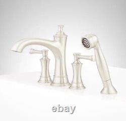 Signature Hardware Beasley SHBE4RTGZBN Deck Mounted Roman Tub Filler Faucet