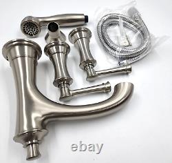 Signature Hardware Beasley SHBE4RTGZBN Deck Mounted Roman Tub Filler Faucet