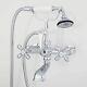 Signature Hardware Chrome Wall Mount Telephone Faucet Hand Shower Gc3