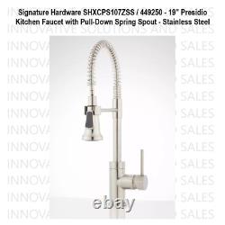 Signature Hardware SHXCPS107ZSS / 449250 Presidio Pull-Down Kitchen Faucet