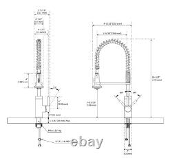 Signature Hardware SHXCPS107ZSS / 449250 Presidio Pull-Down Kitchen Faucet