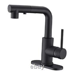 Sink Faucet, Black Kitchen Faucets with Pull Down Sprayer, Bathroom Sink