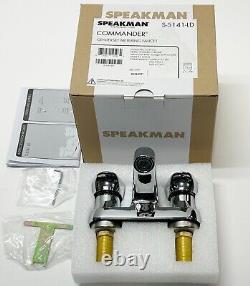 Speakman Commander S-5141-LD Easy-Push 0.5 GPM Centerset Bathroom Faucet Chrome