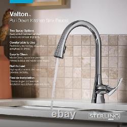 Sterling 24276 Valton 1.5 GPM 1 Hole Pull Down Kitchen Faucet Chrome