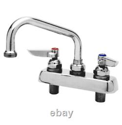 T&S B-1110 Deck Mounted Workboard Faucet with 4 Centers