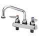 T&s B-1110 Deck Mounted Workboard Faucet With 4 Centers