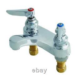 T&S Brass B-0877 Lavatory Faucet, Deck Mount, 4 Centers