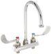 T&s Brass B-1141-04 Deck Mount Workboard Faucet With 4-inch Centers, Swivel G