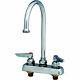T&s Brass B-1141 Workboard Deck Mounted Faucet With 4 Centers & 133x Swing