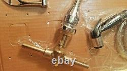 T&S Brass B-2347 Medical Faucet withSide Spray, 8 Centers, Gooseneck MODIFIED