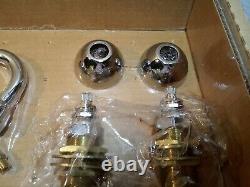 T&S Brass B-2347 Medical Faucet withSide Spray, 8 Centers, Gooseneck MODIFIED