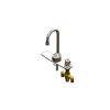 T&s Brass Chekpoint Electronic Deck Mount 8 Center Gooseneck Faucet