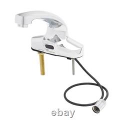T&S Brass EC-3104-VF5-TMV Chekpoint Electronic Deck Mount 4 Center Faucet
