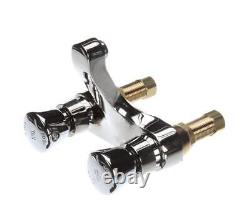 T&S Brass Metering Faucet, Deck Mount, 4 Centers, Aerator, B-0831 Free