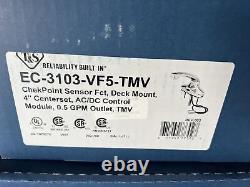 T&S EC-3103-VF5-TMV CheckPoint Hands-Free Sensor Faucet Deck Mount 4 Center Set