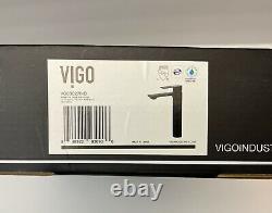 Vigo VG03027 Black Norfolk 1.2 Gpm Single Hole Vessel Bathroom Faucet