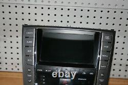 2009 Lexus Is250 Stereo Assemblage De Navigation Radio 6 Disque CD Changer