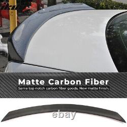 Convient 08-14 Benz Classe C W204 Sedan V Style Trunk Spoiler Wing Matte Carbon Fibre