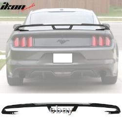 Convient 15-23 Ford Mustang Gloss Black Trunk Spoiler Wing Performance Pack Style