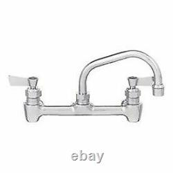 Fisher 8 Centers Backsplash Faucet With10 Swing Spout, Acier Inoxydable, 60933