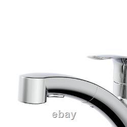 Grohe 30 306 1 Eurosmart 1.75 GPM 1 Trou Robinet de Cuisine à Bec Rétractable SuperSteel