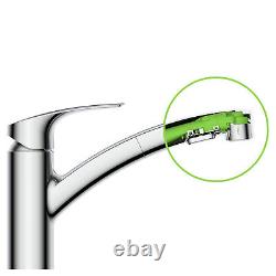 Grohe 30 306 1 Eurosmart 1.75 GPM 1 Trou Robinet de Cuisine à Bec Rétractable SuperSteel