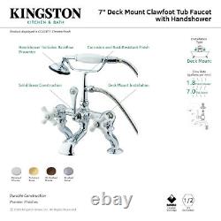 Kingston Brass CC417T Vintage Robinet de Baignoire sur Pied en Bronze