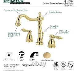 Kingston Brass KB197. AL Heritage 1.2 GPM Robinet de salle de bain généralisé en laiton