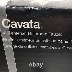 Robinet de lavabo à 4 centres KOHLER Cavata R1918-4D-CP en chrome poli NEUF