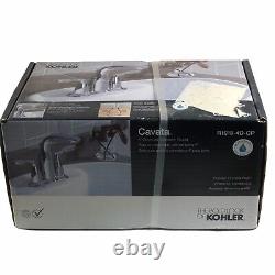 Robinet de lavabo à 4 centres KOHLER Cavata R1918-4D-CP en chrome poli NEUF