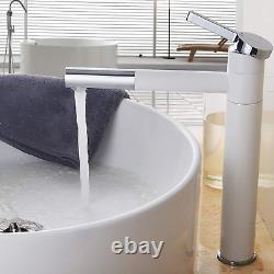 Robinet de lavabo haut en laiton avec un seul levier