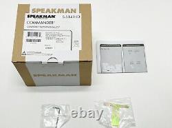 Robinet de salle de bain Speakman Commander S-5141-LD Easy-Push 0,5 GPM avec bec verseur chromé