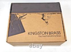 Robinetterie de baignoire sur pied vintage Kingston Brass KS268C en chrome poli