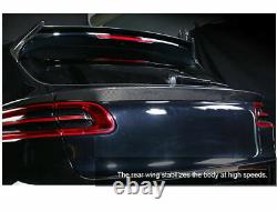 S'adapte Porsche Macan Sport 2014-2021 Spoiler De Coffre Arrière Middle Wing Carbon Fiber